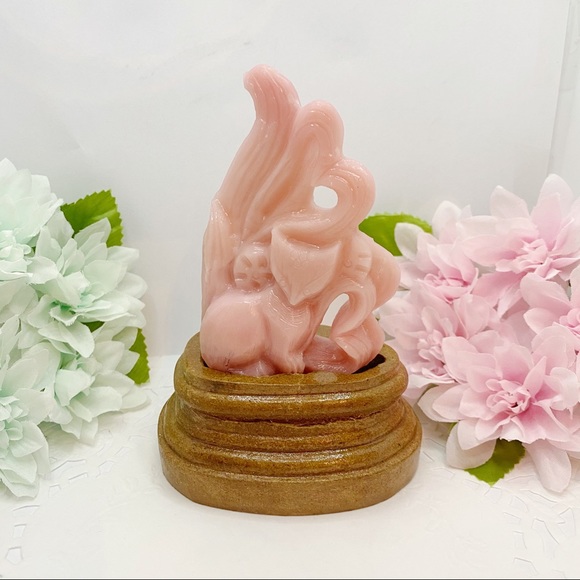 Nature Pink Opal Nine Tailed Fox - Picture 2 of 7